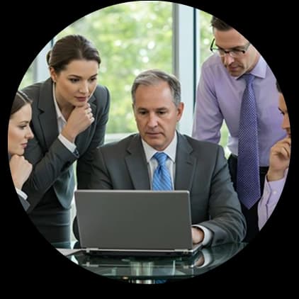 Professionals working together